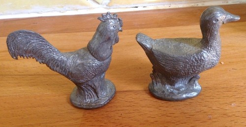 Coq canard en etain - , un