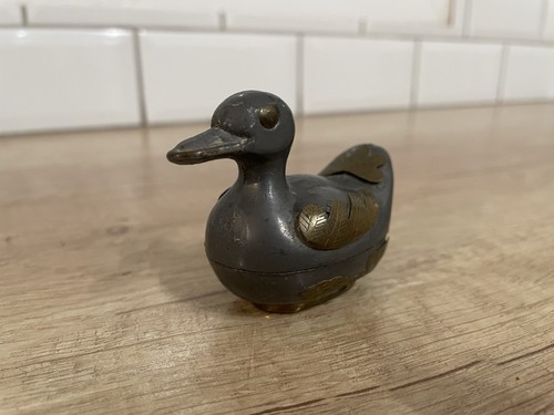Canard étain avec dorures - en,