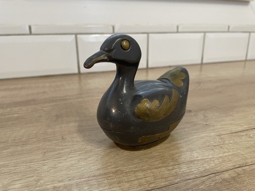Canard étain avec - canard, dorures