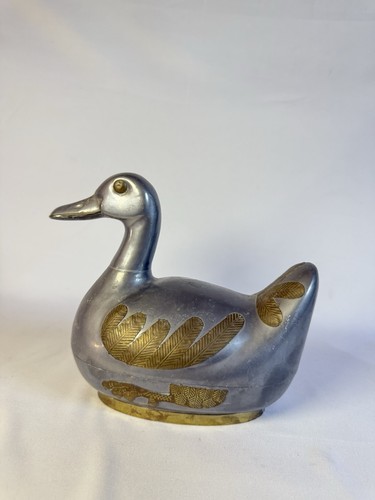 Boite canard étain décor - canard,